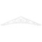 Ekena Millwork Pitch Genova Architectural Grade PVC Gable Pediment, 48"W x 10"H x 1"P (5/12) GPP048X010X100GEN - alternate 3